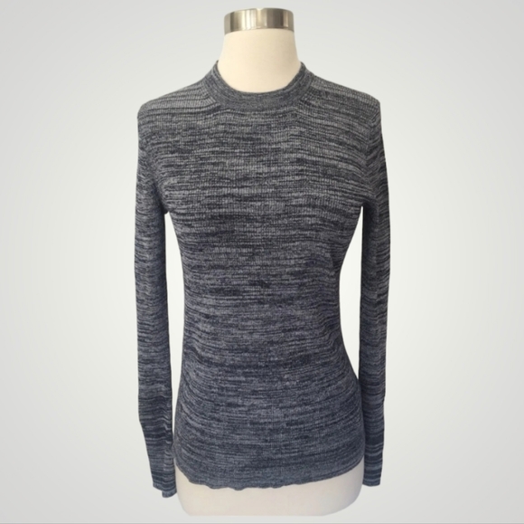 J. Crew Top Womens S Sweater Long Sleeves Tee Ribbed Crewneck Pullover‎ - Picture 1 of 9